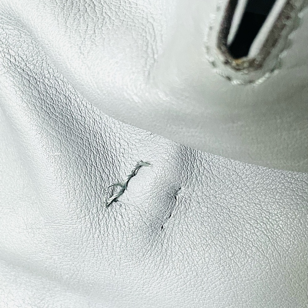 abro Leather Satchel Tote Bag Light Gray | Made in Germany - Picture 11 of 16